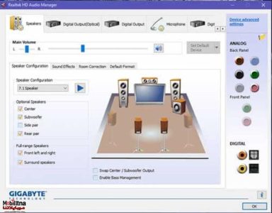 تحميل برنامج تعريف الصوت للكمبيوتر Realtek High Definition Audio 2021