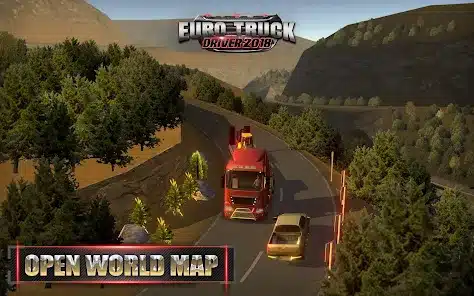 تحميل لعبة Euro Truck Driver 2018 للاندرويد والايفون اخر اصدار مجانا