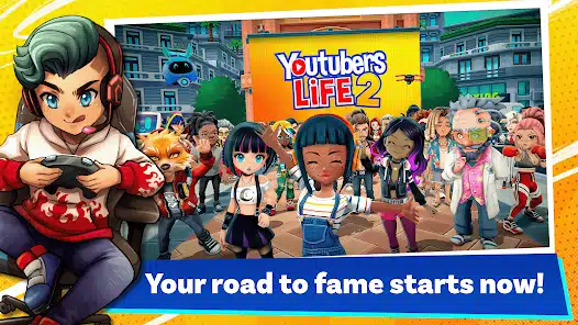 تحميل لعبة Youtubers Life 2 مهكرة Apk للاندرويد والايفون 2025 اخر اصدار مجانا