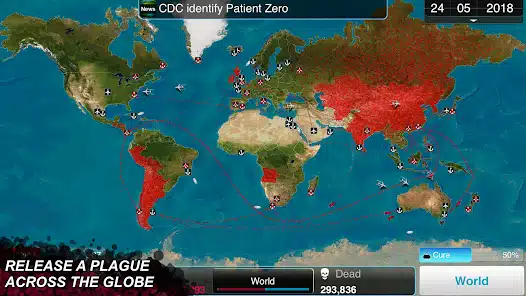 تحميل لعبة Plague Inc مهكرة Apk للاندرويد والايفون 2025 اخر اصدار مجانا