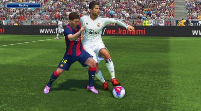 تحميل لعبة بيس 15 PES 2015 للكمبيوتر كاملة مجانا من ميديا فاير