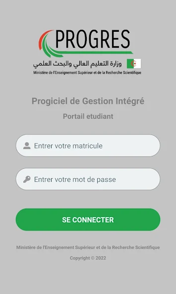 تنزيل برنامج بروغرس Progres Mesrs Dz Webetu Apk بوابة الطالب الجامعي 2025 في الجزائر اخر تحديث مجانا