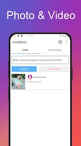 تحميل برنامج InstaSaver Apk لحفظ الصور والفيديوهات من الانستقرام للأندرويد 2025 احر اصدار مجانا