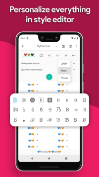 تحميل برنامج خطوط عربية مزخرفة Stylish Text مهكر Apk للاندرويد وللايفون 2025 اخر اصدار مجانا