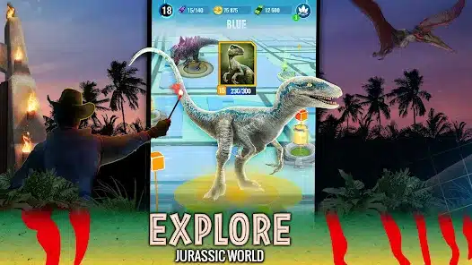 تحميل لعبة Jurassic World Alive للاندرويد والايفون 2025 اخر اصدار مجانا