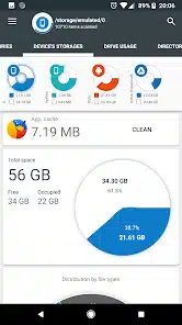 تحميل تطبيق Storage Analyzer & Disk Usage للاندرويد والايفون 2025 اخر اصدار مجانا