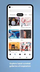 تحميل تطبيق Behance Creative Portfolois app للاندرويد والايفون 2025 اخر اصدار مجانا