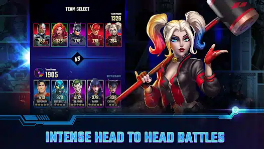 تحميل لعبة DC Heroes & Villains: Match مهكرة Apk للاندرويد والايفون 2025 اخر اصدار مجانا