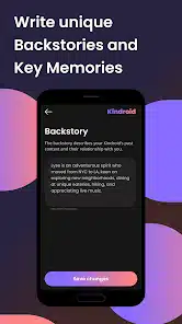 تحميل تطبيق Kindroid AI Companion chat لإنشاء صديق رقمي للاندرويد والايفون 2025 اخر اصدار مجانا