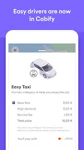 تحميل تطبيق Easy Taxi a Cabify App للاندرويد والايفون 2025 اخر اصدار مجانا