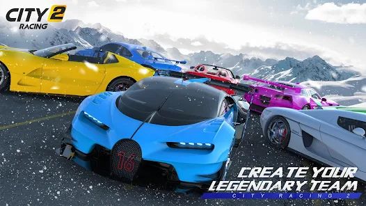 تحميل لعبة City Racing 2 apk مهكرة 2025 للأندرويد والايفون مجانا