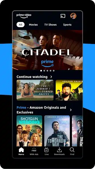 تحميل تطبيق امازون برايم فيديو Amazon Prime Video مهكر Apk للاندرويد والايفون 2025 اخر اصدار مجانا