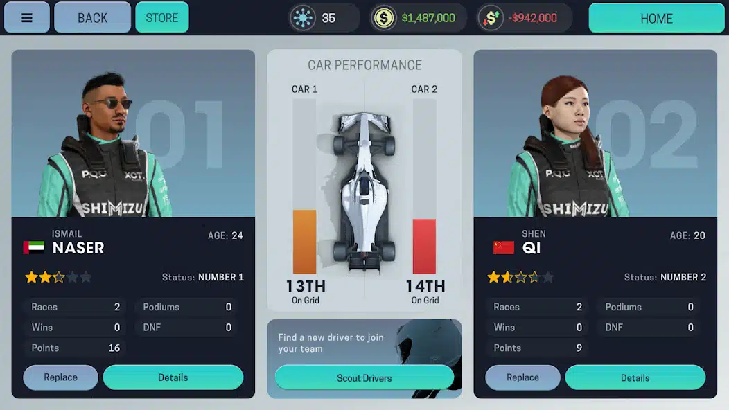 تحميل لعبة Motorsport Manager Mobile 3 مهكرة للاندرويد والايفون اخر اصدار مجانا