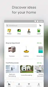 تحميل تطبيق Houzz - Home Design Apk للاندرويد والايفون 2025 اخر اصدار مجانا