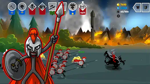 تحميل لعبة Stick War 3 مهكرة Apk للاندرويد والايفون 2025 اخر اصدار مجانا