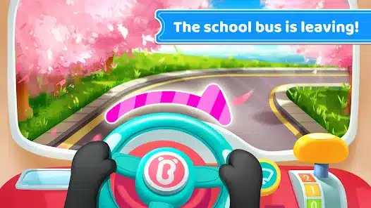 تحميل لعبة Baby Panda’s School Bus مهكرة Apk للاندرويد والايفون 2025 اخر اصدار مجانا