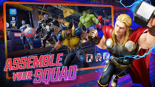 تحميل لعبة مارفيل سترايك MARVEL Strike Force Apk للاندرويد والايفون 2025 مجانا