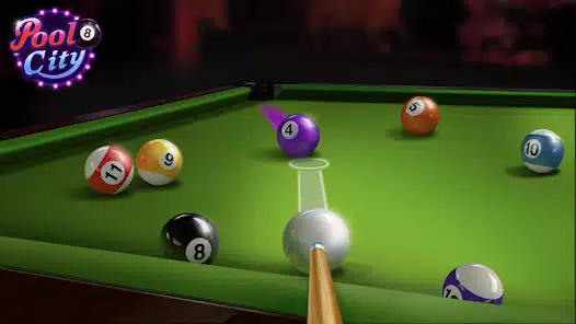 تحميل لعبة بلياردو سيتي Pooking Billiards City مهكرة للاندرويد والايفون 2025 اخر اصدار مجانا