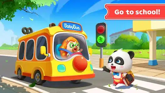 تحميل لعبة Baby Panda’s School Bus مهكرة Apk للاندرويد والايفون 2025 اخر اصدار مجانا