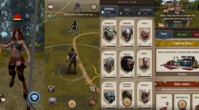 تحميل لعبة ذا ويتشر The Witcher: Monster Slayer 2025 APK للاندرويد والايفون مجانا