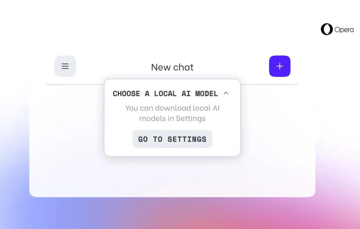 أوبرا opera تجلب نماذج الذكاء الاصطناعي إلى جهازك