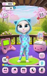 تحميل لعبة صديقتي انجيلا My Talking Angela مهكرة Apk للاندرويد والايفون 2025 اخر اصدار مجانا