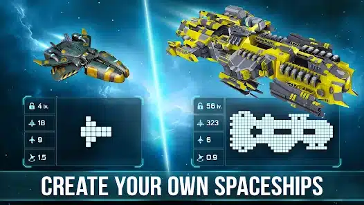 تحميل لعبة Space Arena: Construct & Fight للاندرويد والايفون 2025 اخر اصدار مجانا