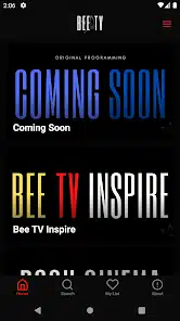 تحميل تطبيق BEE TV Network _ Inspired TV للاندرويد والايفون 2025 اخر اصدار مجانا