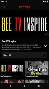 تحميل تطبيق BEE TV Network _ Inspired TV للاندرويد والايفون 2025 اخر اصدار مجانا