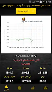 تحميل تطبيق سعر الذهب في مصر اليوم اسعار متجددة لحظة بلحظة للاندرويد والايفون 2025 اخر اصدار مجانا