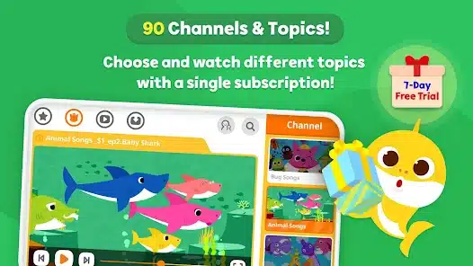 تحميل تطبيق Baby Shark TV: Songs & Stories للاندرويد والايفون 2025 اخر اصدار مجانا