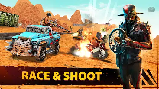 تحميل لعبة Dead Paradise Car Race Shooter مهكرة للاندرويد والايفون 2025 اخر اصدار مجانا