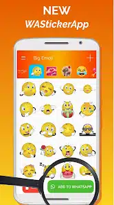 تحميل تطبيق Big Emoji WASticker للاندرويد والايفون 2025 اخر اصدار مجانا