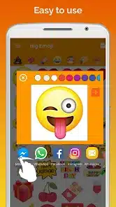 تحميل تطبيق Big Emoji WASticker للاندرويد والايفون 2025 اخر اصدار مجانا