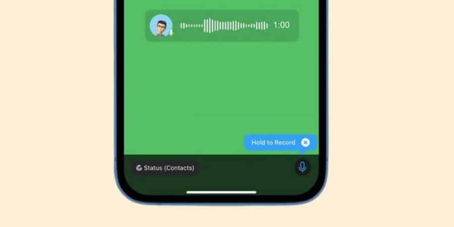 واتساب يطلق تحسينات على مدة تحديثات الحالة الصوتية