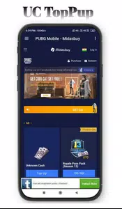 تحميل تطبيق ميديا سباي Midasbuy ميداس باي لشحن شدات ببجي موبايل 2025 اخر اصدار مجانا