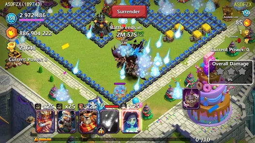 تحميل لعبة Clash of Lords 2 مهكرة Apk للاندرويد والايفون 2025 اخر اصدار مجانا