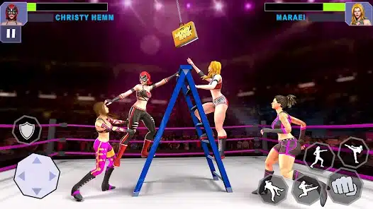 تحميل لعبة Bad Girls Wrestling Game مهكرة Apk للاندرويد والايفون 2025 اخر اصدار مجانا