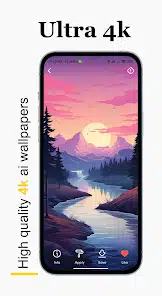 تحميل تطبيق Ai Wallpapers Wallaxy مهكر Apk للاندرويد والايفون 2025 اخر اصدار مجانا