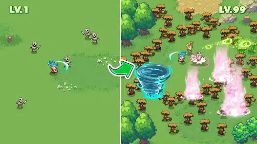 تحميل لعبة Guardian War: RPG Pixel Games مهكرة للاندرويد والايفون 2025 اخر اصدار مجانا