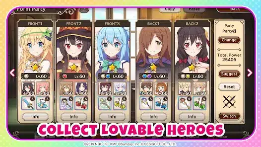 تحميل لعبة KonoSuba: Fantastic Days مهكرة Apk للاندرويد والايفون 2025 اخر اصدار مجانا