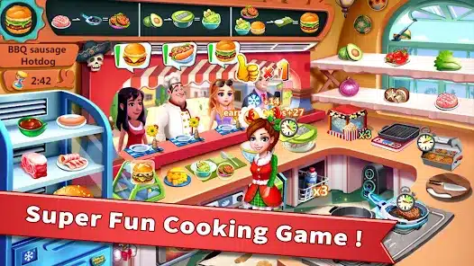 تحميل لعبة Rising Super Chef مهكرة Apk للاندرويد والايفون 2025 اخر اصدار مجانا