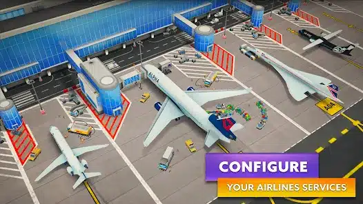 تحميل لعبة Airport Simulator: First Class مهكرة Apk للاندرويد والايفون 2025 اخر اصدار مجانا