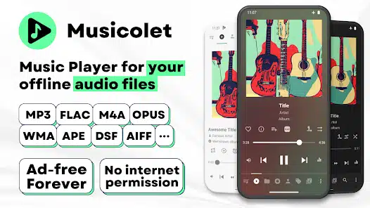 تحميل تطبيق Musicolet Music Player للاندرويد والايفون 2025 اخر اصدار مجانا