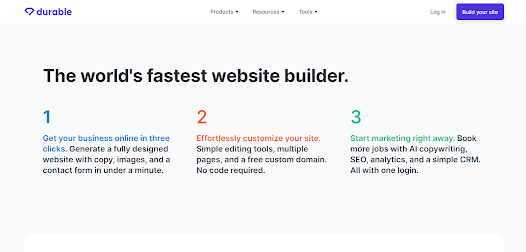تحميل برنامج Durable AI لإنشاء موقع الكتروني بالذكاء الاصطناعي 2025 في 30 ثانية مجانا