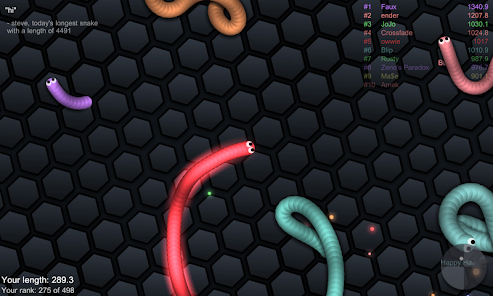 تحميل لعبة الثعبان سلذريو Slither.io مهكرة Apk للاندرويد والايفون 2025 اخر اصدار مجانا