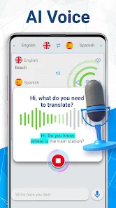 تحميل تطبيق AI Voice Translator Translate مهكر Apk للاندرويد والايفون 2025 اخر اصدار مجانا