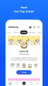 تحميل تطبيق صانع ملصقات Sticker.ly مهكر Apk للاندرويد والايفون 2025 اخر اصدار مجانا