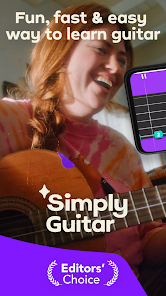 تحميل تطبيق Simply Guitar by JoyTunes مهكر Apk للاندرويد والايفون 2025 اخر اصدار مجانا