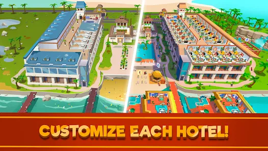 تحميل لعبة Hotel Empire Tycoon مهكرة للاندرويد والايفون 2025 اخر اصدار مجانا